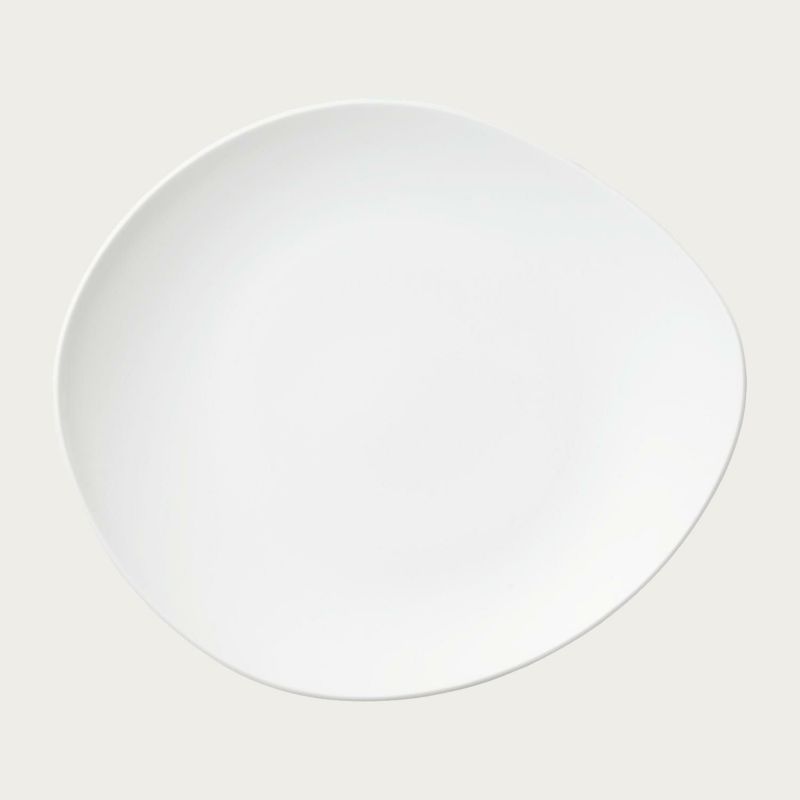 Noritake ノリタケ アトール ホワイト 25.5cmオーガニック クーププレート 4枚セット 1772L/02330A 大皿