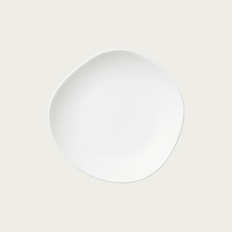 Noritake ノリタケ アトール ホワイト 17.5cmオーガニッククーププレート 4枚セット 1772L/02312A 中皿