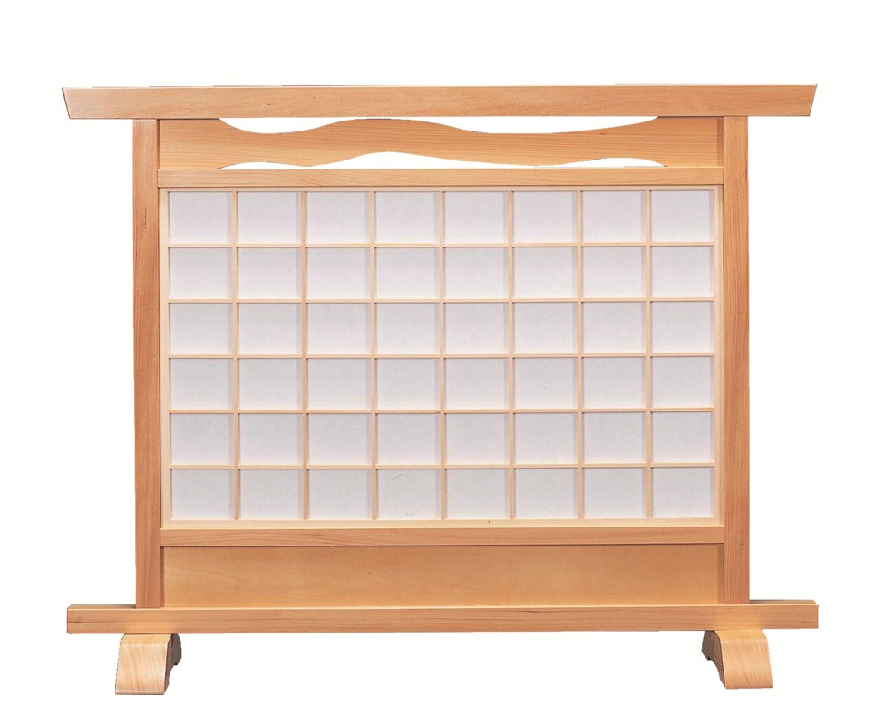 ツガ明かり障子衝立 （材木） 51557 しつらいの栞 Volol.6 その他-キッチン用品・食器・調理器具