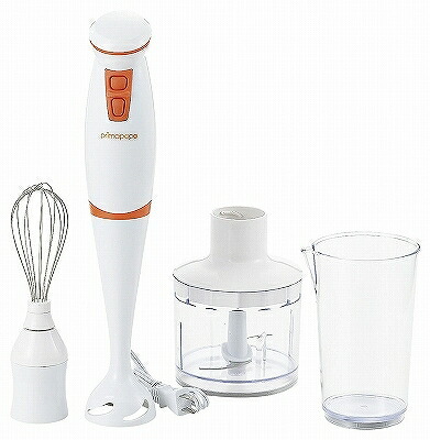 新品 セット ハンドブレンダー ハーブチョッパー 泡立て器 料理 キッチン用品 楽天市場】ハンドブレンダー セット プリマポポ チョッパー付き