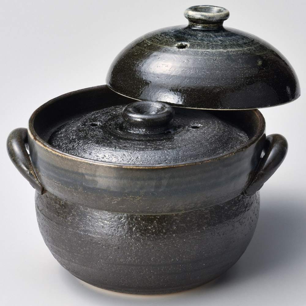 るり釉田の実鍋２合炊（中蓋付） ス384-129 ときわ 第29集