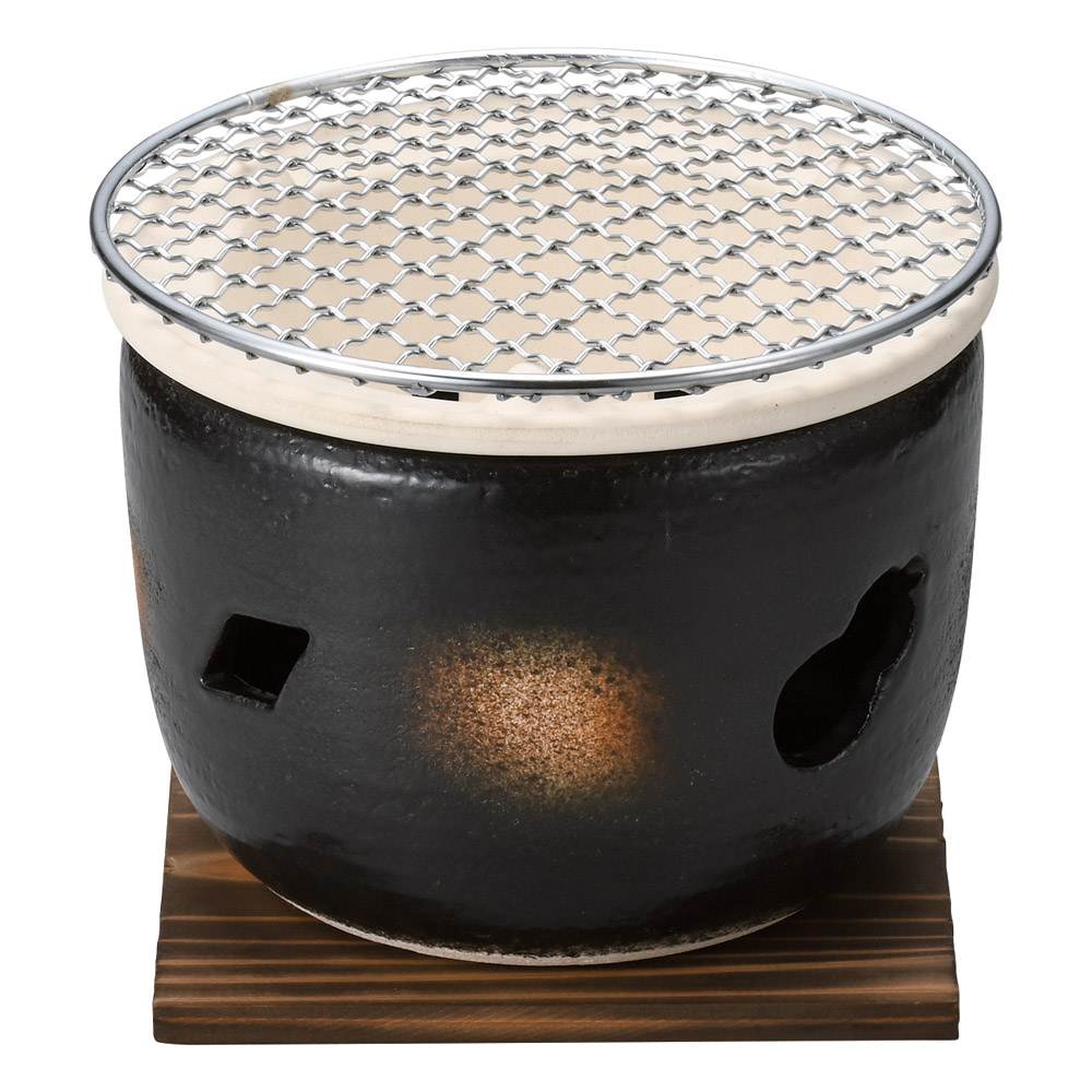 伊勢コンロ丸５号（金網・一枚板付） ス393-109 ときわ 第29集 キッチン用品・食器・調理器具-その他-食器