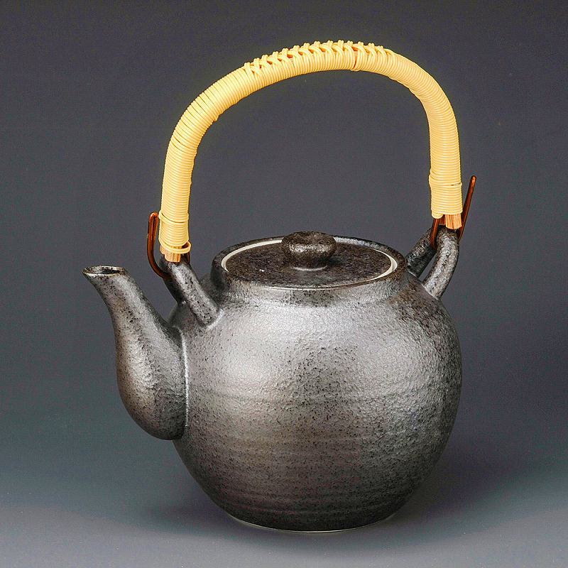 陶里 第31集 黒燻し10号土瓶（アミなし） 58401-201｜WADA TOKI 9,372円