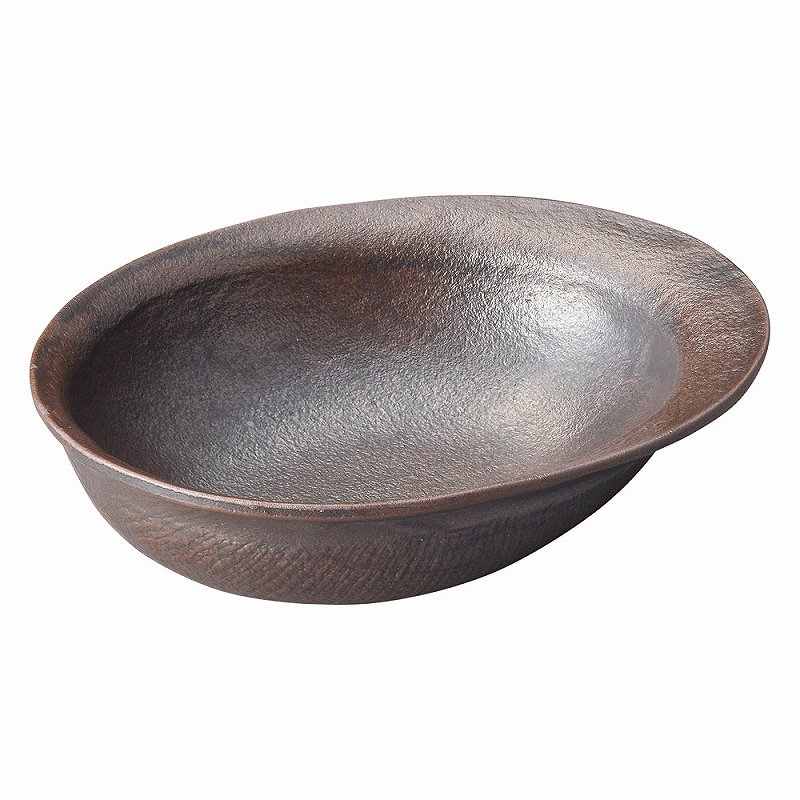 陶里 第31集 黒釉8.0うつり変わり耐熱鉢 68410-431 その他-食器-食器・カトラリー・グラス