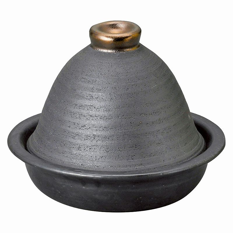 陶里 第31集 黒金彩タジン鍋（小） 69213-711 キッチン用品・食器・調理器具-その他