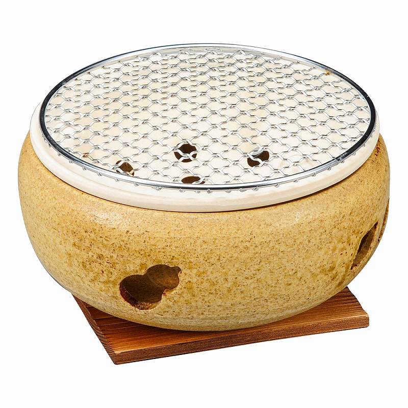 陶里 第31集 イラボ7号伊勢コンロ（金網･板付） 69414-481 7,908円