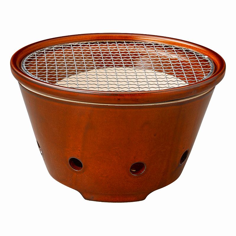 陶里 第31集 アメ釉炭コンロ 69425-431 食器-キッチン用品・食器・調理器具-食器・カトラリー・グラス