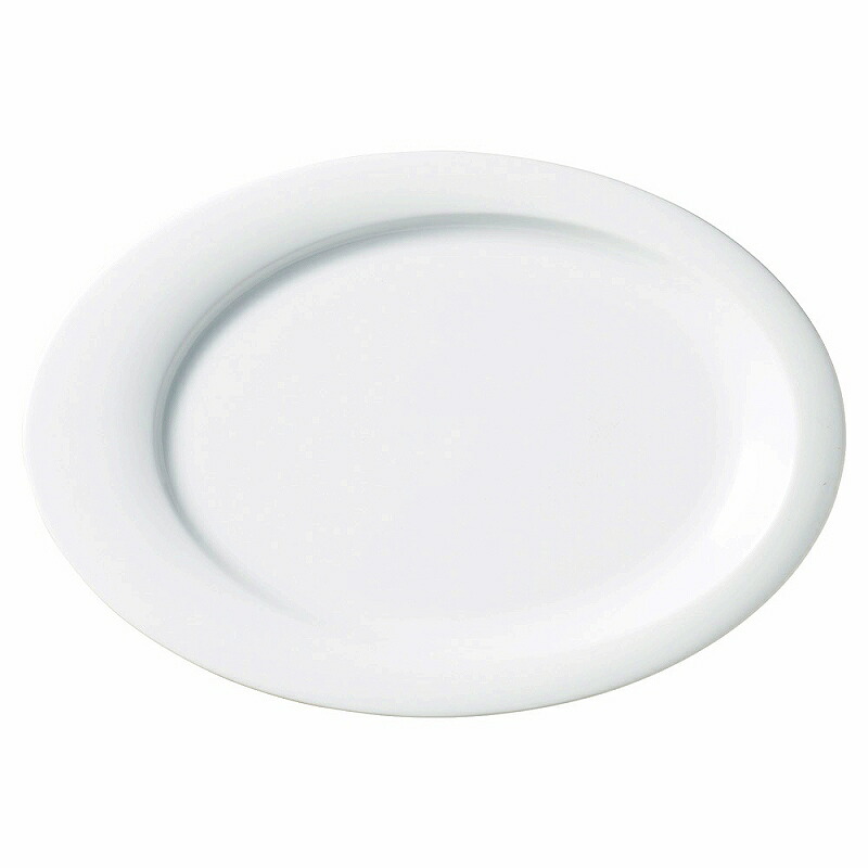 陶里 第31集 白磁ビスタ 34珊オーバルプラター 93169-111 キッチン用品・食器・調理器具-その他