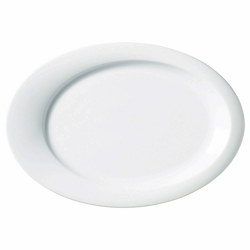 陶里 第31集 白磁ビスタ 39糎オーバルプラター 93170-111 食器-キッチン用品・食器・調理器具