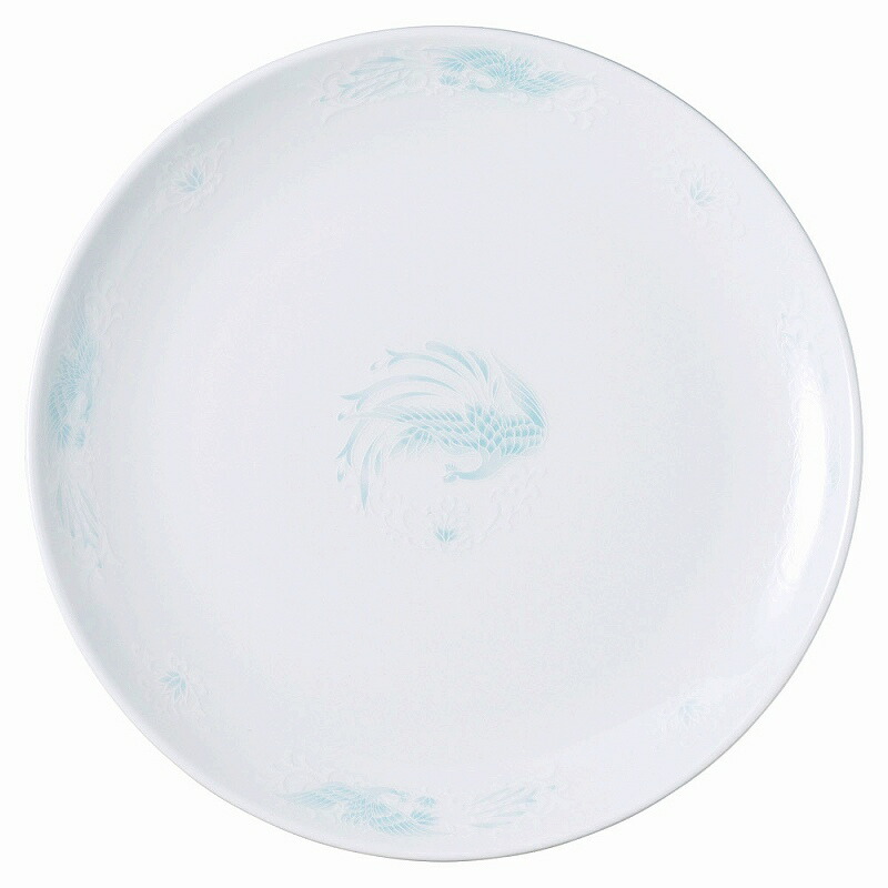 陶里 第31集 花蓮（スーパーホワイト） 10吋メタ丸皿 98858-331