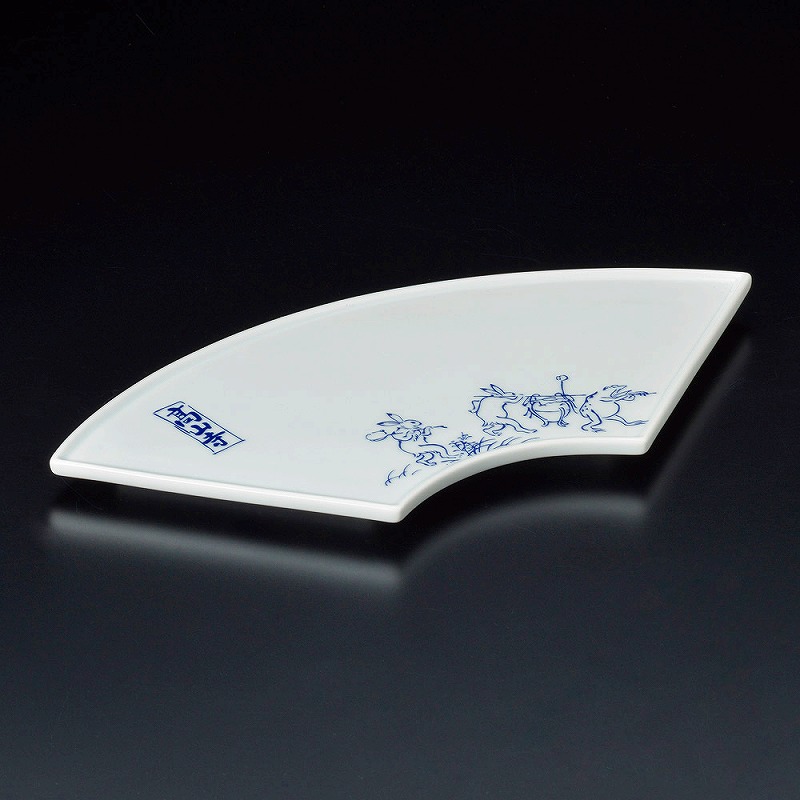 陶里 第31集 イングレ高山寺扇型焼物皿 23903-291