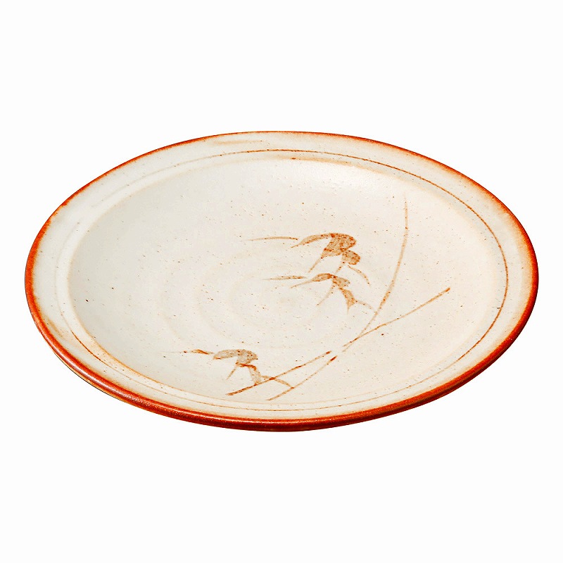 陶里 第31集 赤志野竹10.0皿 28709-521 食器-キッチン用品・食器・調理器具-その他