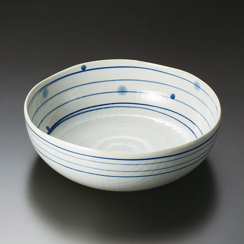 陶里 第31集 古染渦水玉7.0大鉢 44311-461