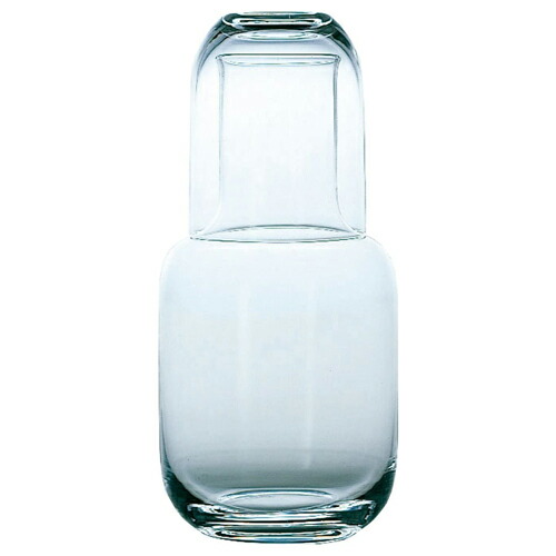 楽天市場】冠水瓶竹切子(本体1・冠コップ1) 東洋佐々木ガラス 60-75