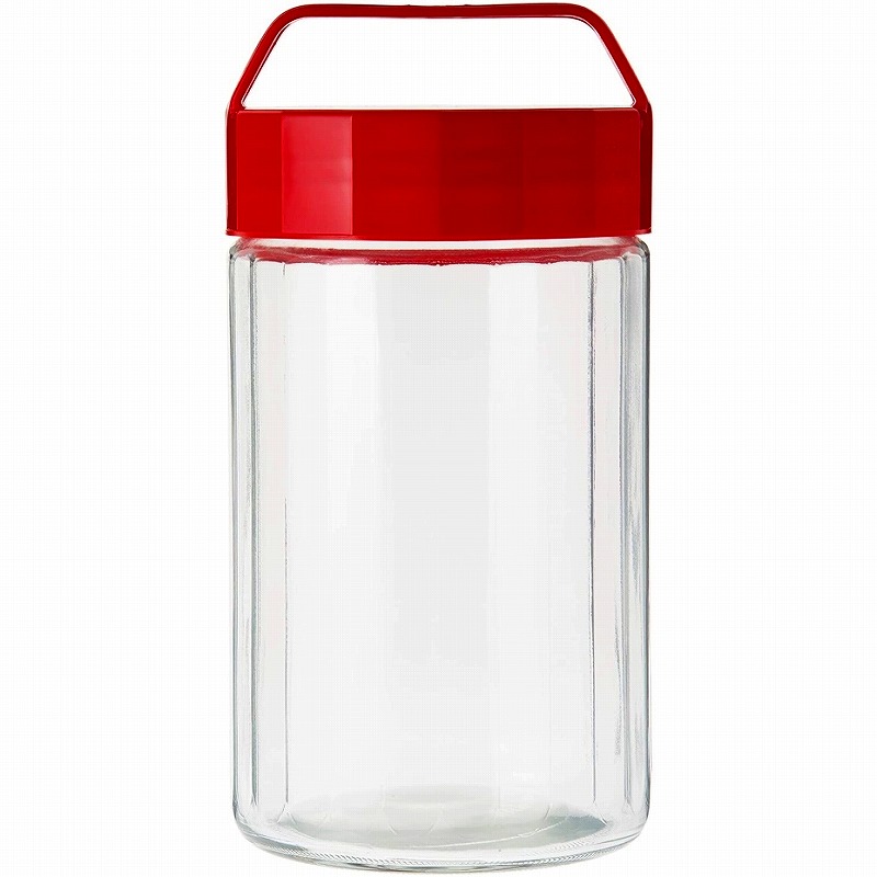 東洋佐々木ガラス なんでもポット 2L 保存容器 2000ml 12個セット 果実酒 レッド OK-900-C-JAN オリーブグリーン OK-900-OG-JAN|WADA TOKI