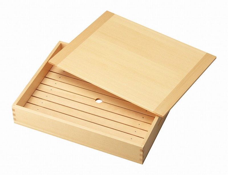 ネタ箱（中） 目皿・木製蓋付 35584 YOUBI 用美 Vol.21