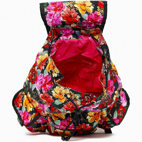 超目玉 Lesportsac レスポートサック リュックサック Voyager Backpack Romantics Black 魅力的な Expeditionhimalaya Com