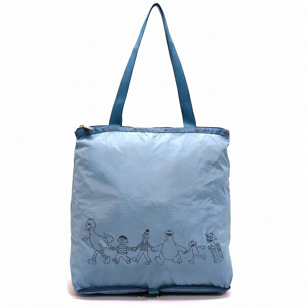 Lesportsac レスポートサック 折り畳みトートバッグ Travel Pkable Tote Sesame Friends Andapt Com