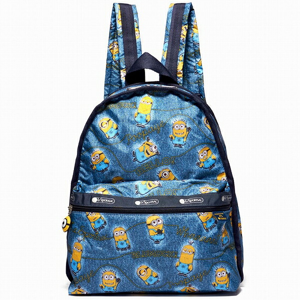 LeSportsac レスポートサック リュックサック BASIC BACKPACK DENIM PATCHES 人気商品