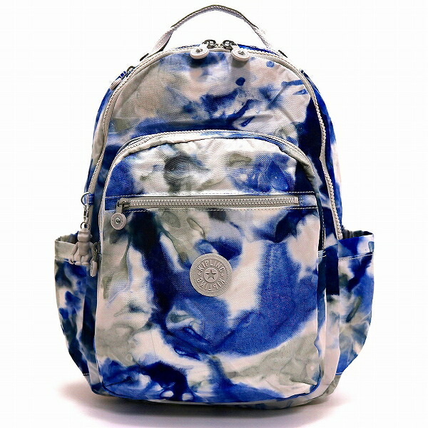 楽天ランキング1位 Kipling キプリング リュックサック Seoul Tie Dye Blue 送料込 Www Nripost Com