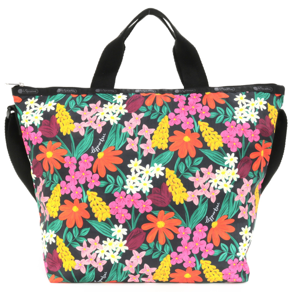 LeSportsac レスポートサック トートバッグ 4360 DELUXE EASY CARRY TOTE HC87 Bright Garden Blooms