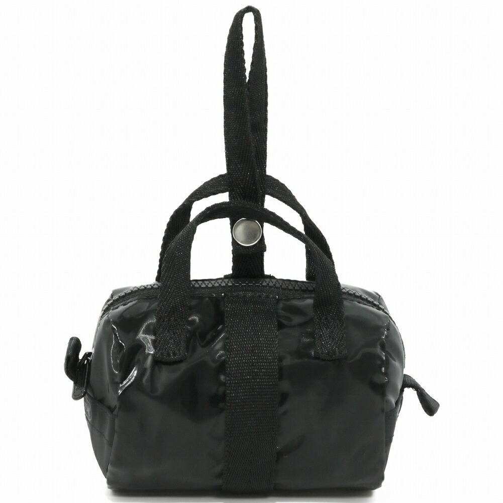 LeSportsac レスポートサック 惹きつける車寄せ 1021 MICRO ROLL CHARM  M135 BLACK SHINE