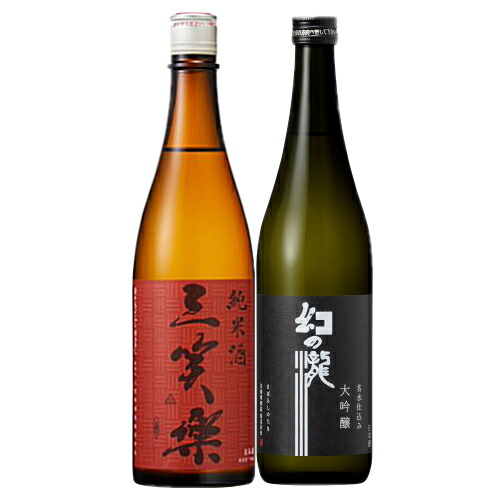 ・特薦 富山の地酒 720ml [2本] セット（Ｎｏ．14）≪三笑楽純米＆幻の瀧大吟醸≫（日本酒 地酒 ギフト セット 富山 北陸 お中元 お歳暮 父の日ギフト 母の日ギフト お誕生日 贈り物）