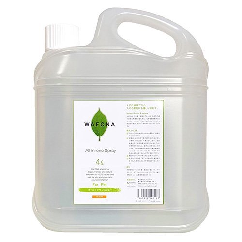 完売 楽天市場 All In One Spray オールインワンスプレー 業務用ボトル 4000ml 犬 犬用品 ペットケア 小型犬 中型犬 お手入れ 保湿 スキンケア ケアスプレー 天然成分 植物成分 化学合成物質不使用 Wafona 楽天市場店 安いそれに目立つ Lexusoman Com