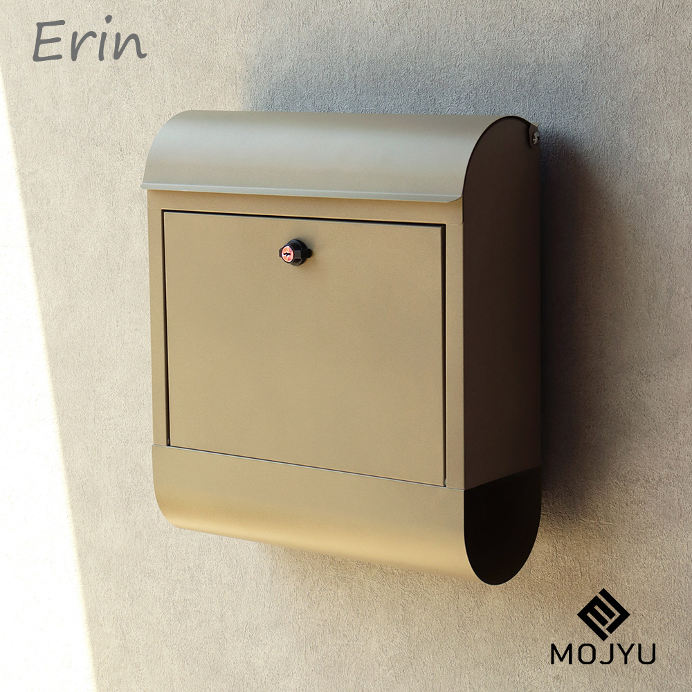 飾りもの郵便受け Erin 三鞭酒ゴールド・WM-097 エクステリア【貨物輸送無料】
