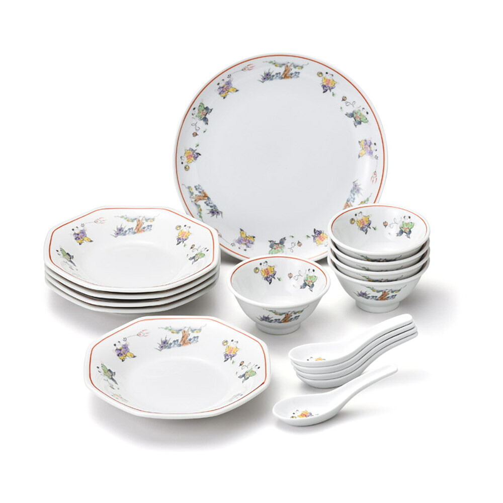 彩画唐子だんらん 120521 K608-06115 食器【貨物輸送無料】