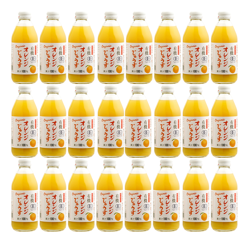 楽天市場 有機オレンジジュース 250ml 24本 送料無料 ストレート お取り寄せ 通販 お土産 お祝い プレゼント ギフト バレンタイン おすすめ わが街とくさん店