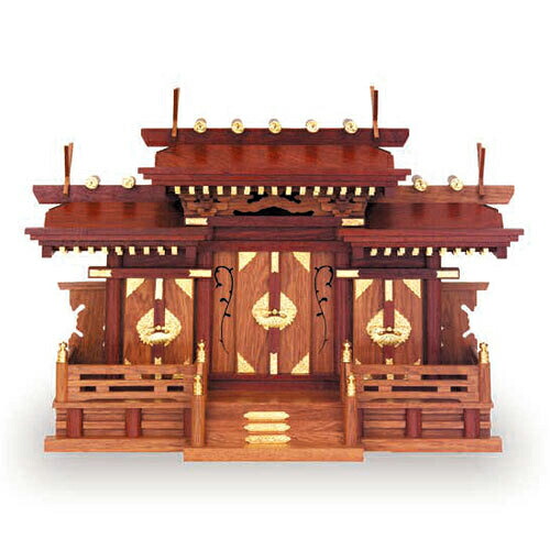 花梨三ツ屋根三社（小）【貨物輸送無料】 常温 / お取り寄せ 通信販売 お差し上げ物 祝賀会 差し上げ物 差し上げ物 おすすめ /