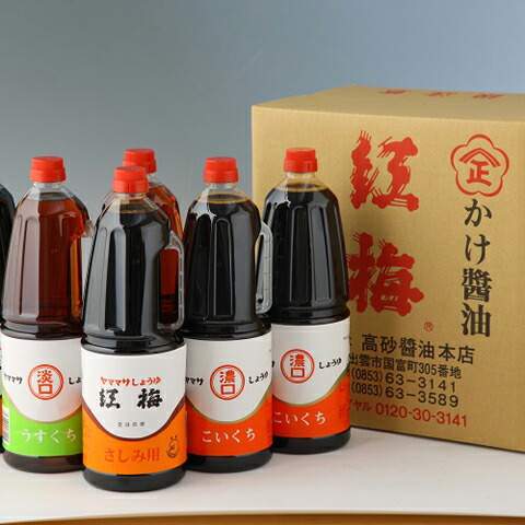 【10%OFF】 楽天市場】【パンダ対象】出雲 「調味料セット」 1000ml×6本 しょうゆ