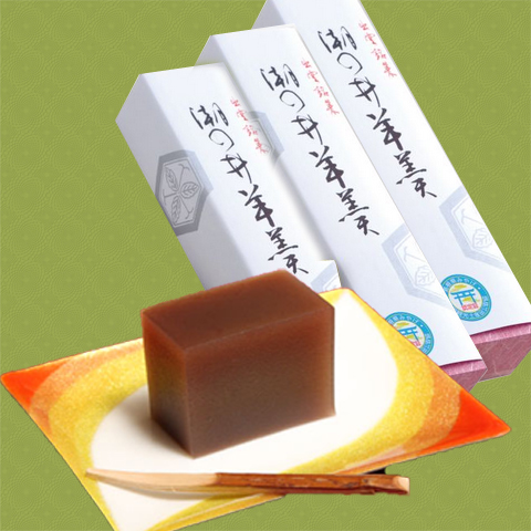 羊羹 楽天市場】出雲市銘菓 和菓子 潮の井羊羹 300g×1本×4セット