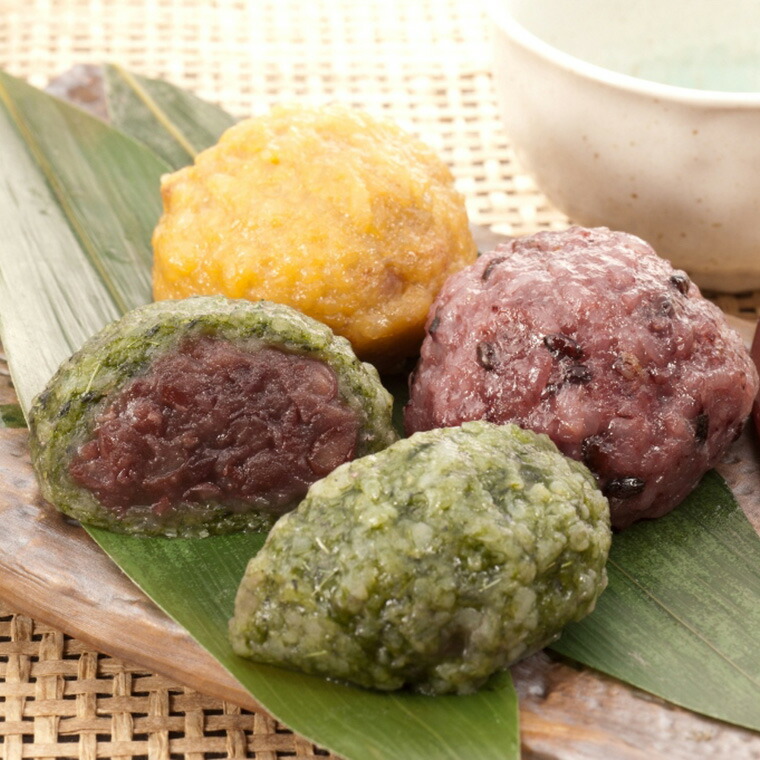 和歌山 熊野本宮釜餅 32個（よもぎ4個×4 古代米4個×2 くるみ4個×2） 送料無料 2712802681.jpg