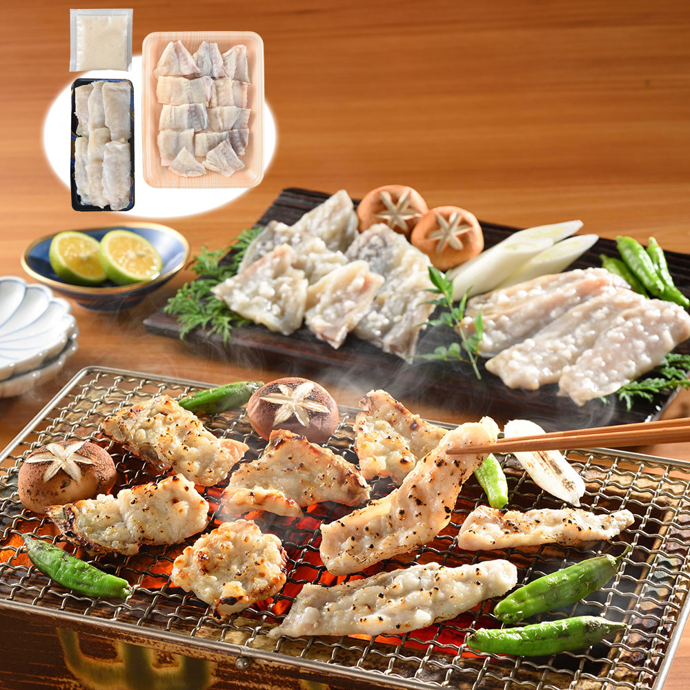 【パンダ対象】関とら本店 とらふく身皮炙りと焼ふく塩麹たれ 魚介 フグ【送料無料】 / お取り寄せ 通販 プレゼント ギフト おすすめ /