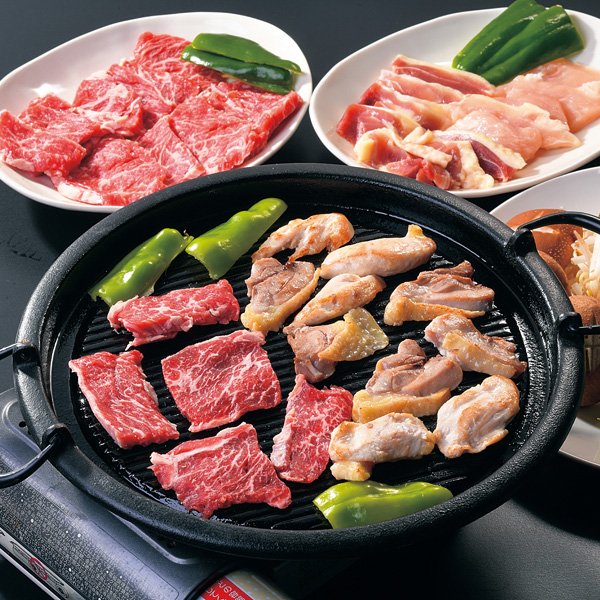 【パンダ対象】岩手県 もりおか短角牛&地鶏焼肉セット【送料無料】 / 牛肉 鶏肉 焼き肉 お取り寄せ 通販 お土産 お祝い プレゼント ギフト おすすめ /