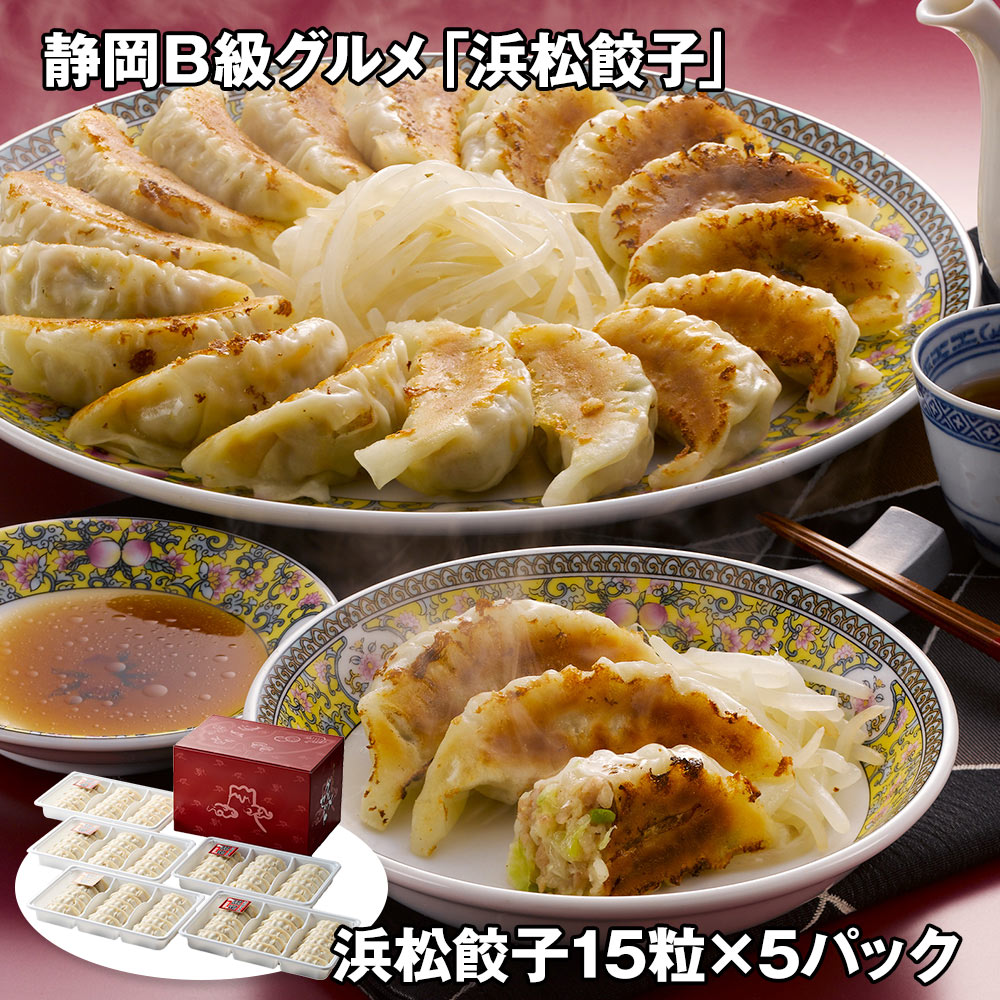 静岡Ｂ級グルメ 浜松餃子 5パック 中華惣菜 ぎょうざ【送料無料】 / お取り寄せ 通販 プレゼント ギフト おすすめ /