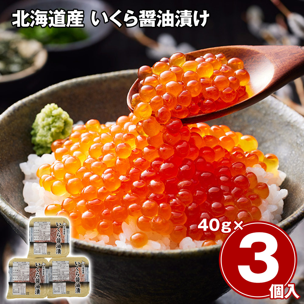 北海道産 いくら醤油漬け 120g イクラ【送料無料】 / お取り寄せ 通販 プレゼント ギフト おすすめ /