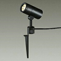ＤＡＩＫＯ　ＬＥＤ照明器具　アウトドアスポットライト　スパイク式　白熱灯１００Ｗタイプ　電球色　ＬＥＤ内蔵　配光６０°　差込プラグ付　防雨形　本体色：黒　DOL-4441YB