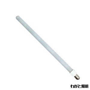 アサヒ クリプトンボーランプ 40W E17口金 フロスト FL10Wサイズ(全長330mm) KA40W10E17F