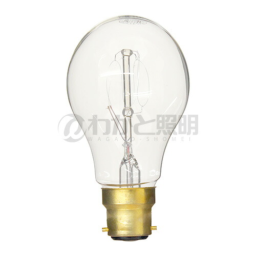 舶用電球　船灯用電球　A60　B22D口金　クリヤー 24V　40W　KN24V40WB