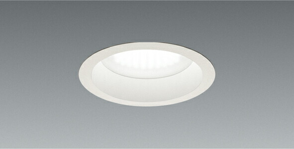 ＥＮＤＯ　ＬＥＤ軒下用浅型ベースダウンライト　電球色　３０００Ｋ　白　埋込穴φ２００ｍｍ　無線調光　ＦＨＴ４２Ｗ×２／水銀ランプ１００Ｗ相当　拡散　EFD3748WA　（ランプ付）