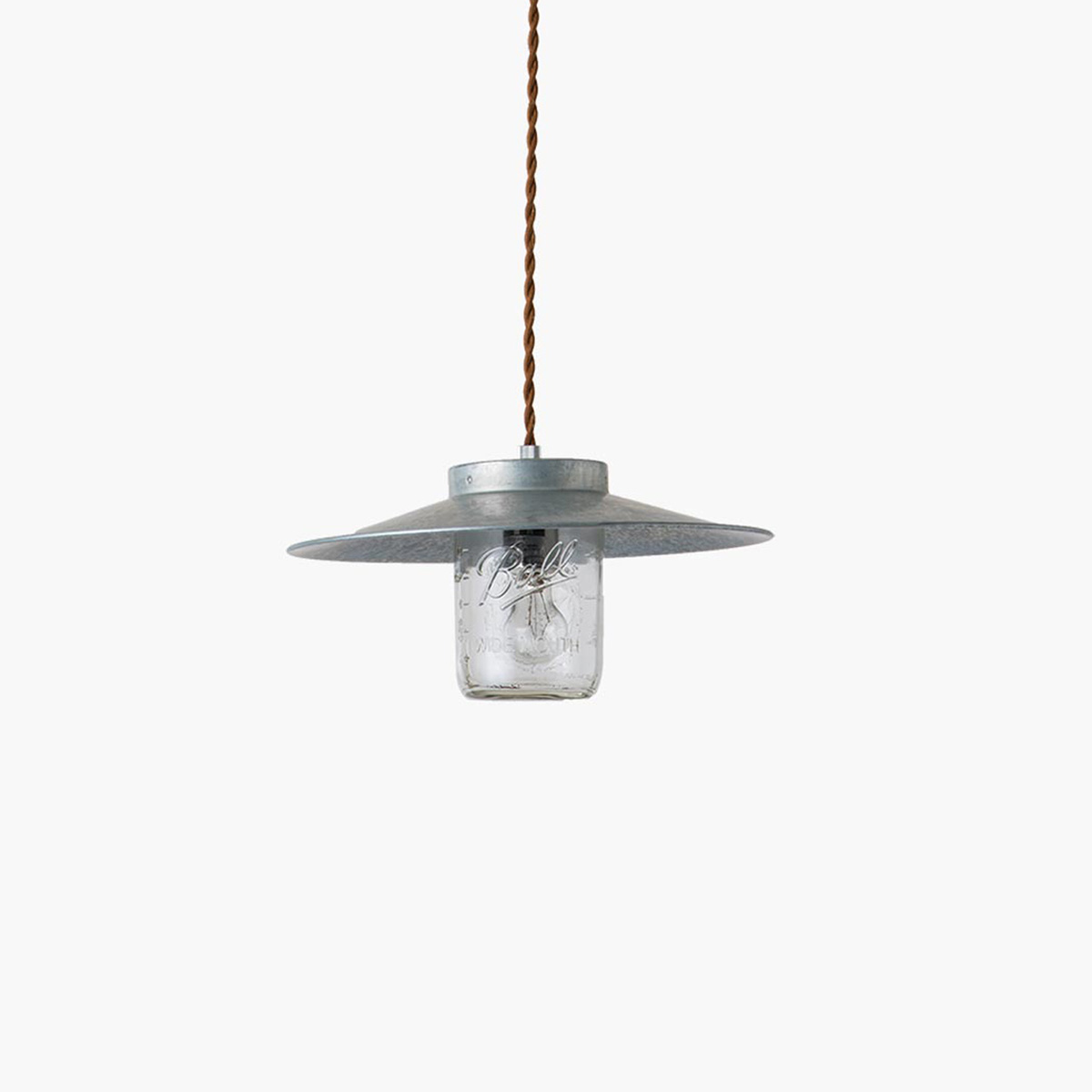 ＨＥＲＭＯＳＡ　ハモサ　ペンダントライト　CANISTER LAMP（キャニスターランプ）　引掛けシーリング　白熱電球付き（E17/60W×1）　電球色　～4.5畳　silver（シルバー）　GS-003T