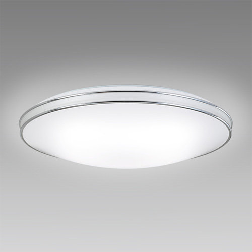 ホタルクス　ＬＥＤシーリングライト　天井直付　簡易取付　６５００Ｋー２７００Ｋ　調色・調光　～１２畳　かんたん留守タイマー　ホタルック機能　シルバー飾り　HLDC12402SG