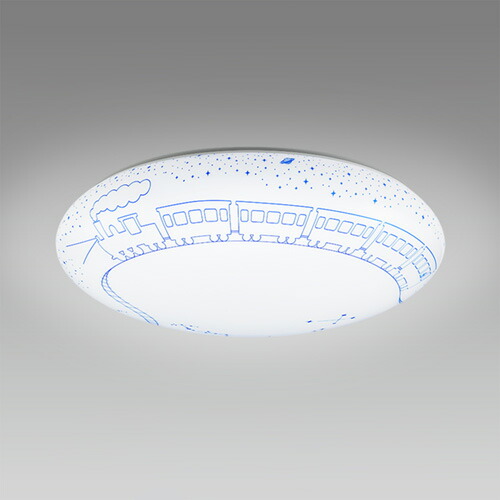 ホタルクス　ＬＥＤシーリングライト　天井直付　簡易取付　６５００Ｋ　昼光色　調光　～６畳　かんたん留守タイマー　ホタルック機能　シルクデザイン「銀河鉄道」　HLDZ06423SG