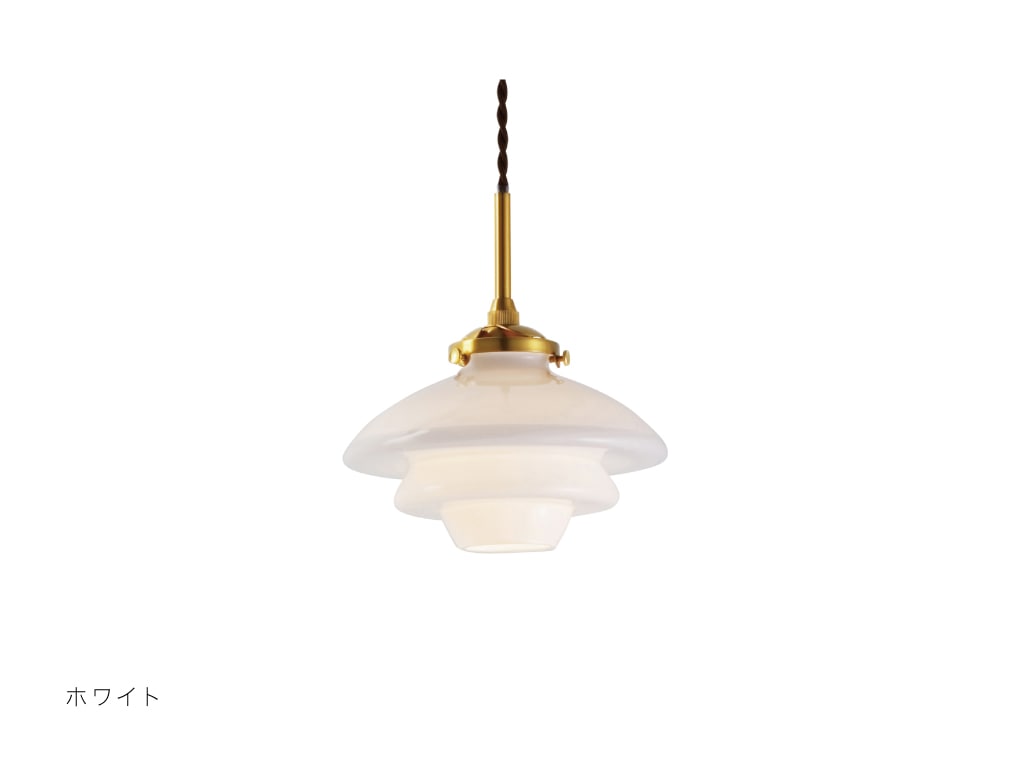 インターフォルム INTERFORM Linne リネー ペンダントライト E17 ホワイト 引掛けシーリング LED電球付き 電球色 LT-4240WH|わがと照明