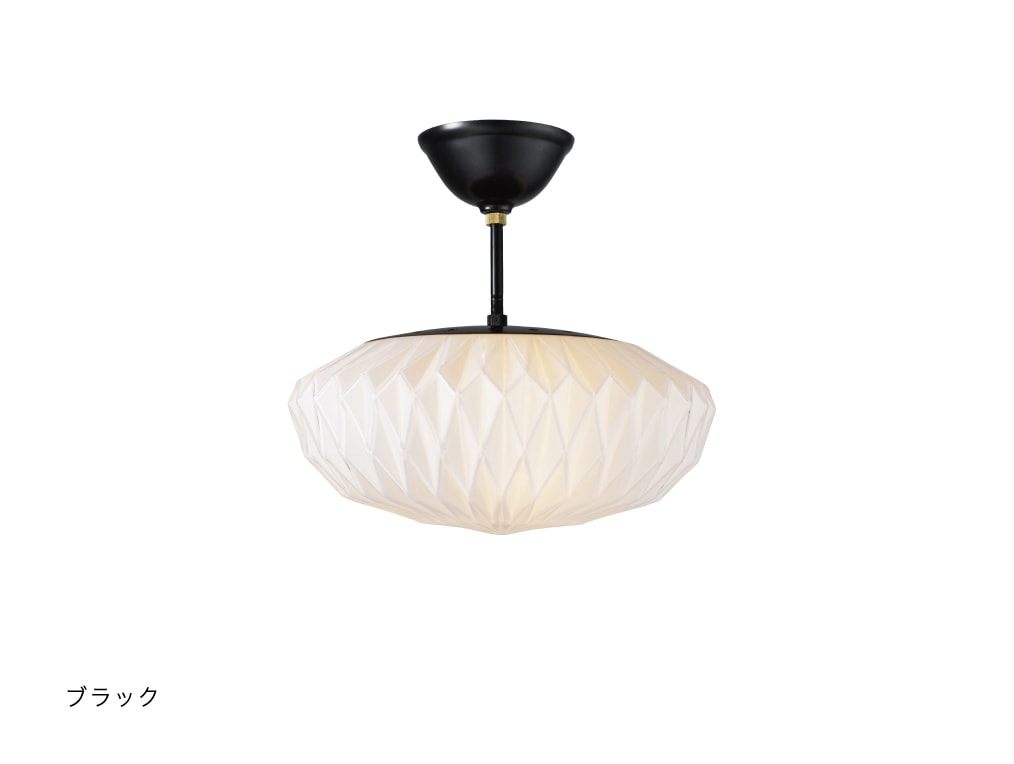 インターフォルム　INTERFORM　Olin オリーン　シーリングライト　E17　ブラック　引掛けシーリング　LED電球付き　電球色　LT-4320BK
