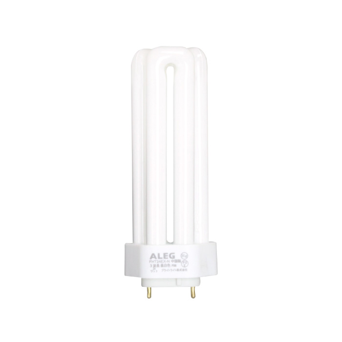 ＡＬＥＧ　Ｈｆ蛍光灯　コンパクト形蛍光ランプ　５０００K　３波長形昼白色　２４W形　GX２４q-３口金　１８００ｌｍ　全長１２８．５mm　【１０個入り】　FHT24EX-N
