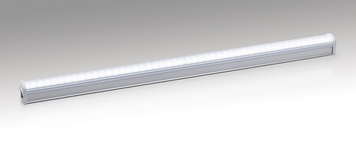 森山産業　LED照明　パワーLEDs100　フロスト　屋内用　100V　全長870mm　電球色2700K　ELC2U1-072J27F-100E ※受注生産品